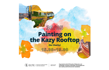 Outdoor painting afternoon on the rooftop in May