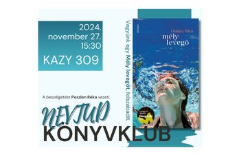 Nevtud könyvklub novemberben