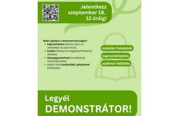 Meghirdette demonstrátori pályázatát a Nevtud a 2026-2027. tanévre