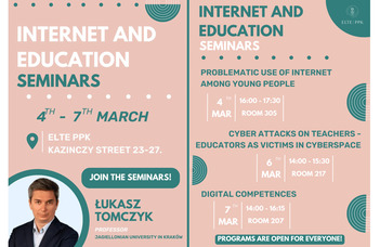 Internet és oktatás - Łukasz Tomczyk előadásai a Nevtudban